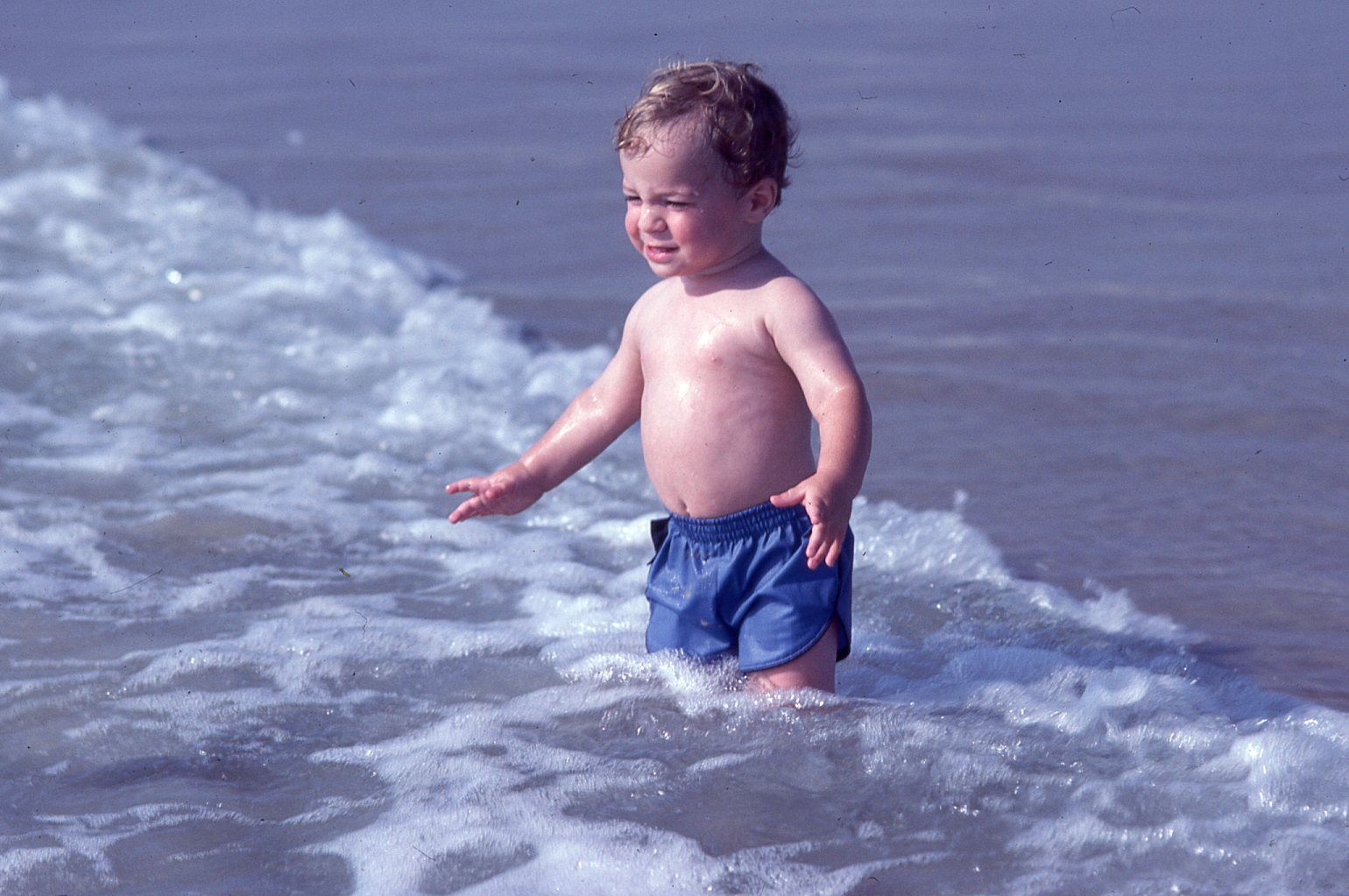 David Wyatt as a toddler in Ozark, AR